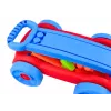 LEAN TOYS Zestaw Klocków w Niebiesko-Czerwonym Wózku - 236 Elementów