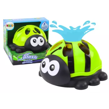 LEAN TOYS Zraszacz ogrodowy Biedronka Fontanna wodna Zielony