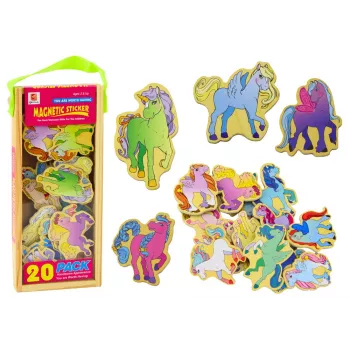 LEAN TOYS Zestaw 20 kolorowych magnetycznych kulek