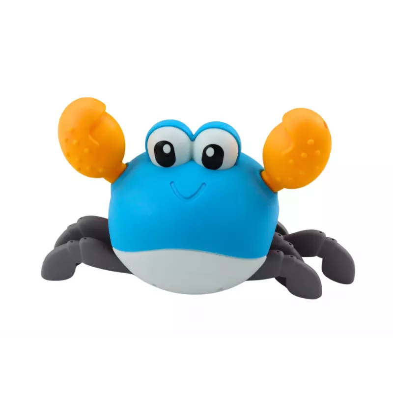 LEAN TOYS Zabawka do kąpieli Nakręcany Krab Chodzi Pływa Niebieski