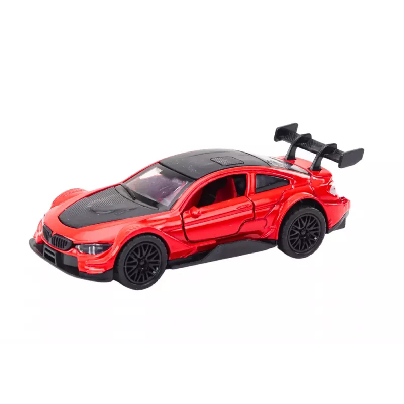 LEAN TOYS Samochód Sportowy 1:32 Napęd Tarcia Czerwony