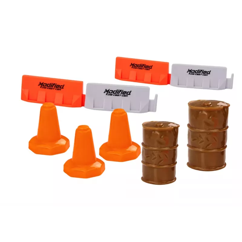 LEAN TOYS Ciężarówka z Przyczepą Niebieska 1:24 TIR Samochód Ciężarowy Akcesoria Dźwięki