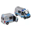 LEAN TOYS Samochód Policyjny 1:32 Otwierane Drzwi Światła Dźwięki Napęd