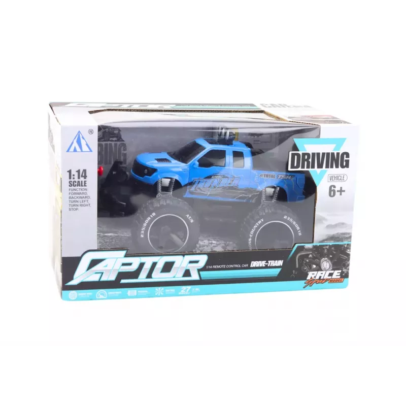 LEAN TOYS Zdalnie Sterowany Pojazd Terenowy RC 1:14 Niebieski