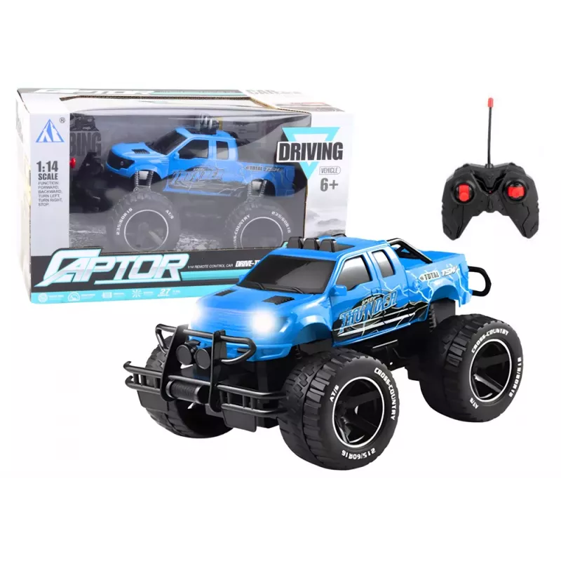 LEAN TOYS Zdalnie Sterowany Pojazd Terenowy RC 1:14 Niebieski
