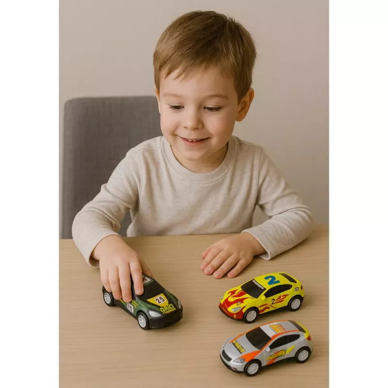 LEAN TOYS Zestaw sprężyn w walizce, 30 szt. Samochody
