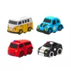 LEAN TOYS Tor przeszkód Interaktywny parking dla dzieci Cztery samochodziki