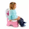 LEAN TOYS Interaktywny Różowy Nocnik z Królewską Muzyczną Toaletą dla Maluchów 5 w 1