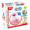 LEAN TOYS Interaktywny Różowy Nocnik z Królewską Muzyczną Toaletą dla Maluchów 5 w 1
