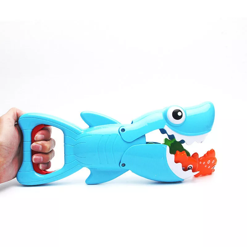 LEAN TOYS Zestaw do kąpieli Shark Fish Hunter Niebieski