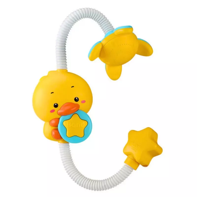 LEAN TOYS Water Duck Toy - Przyjaciel do każdej kąpieli! Prysznic
