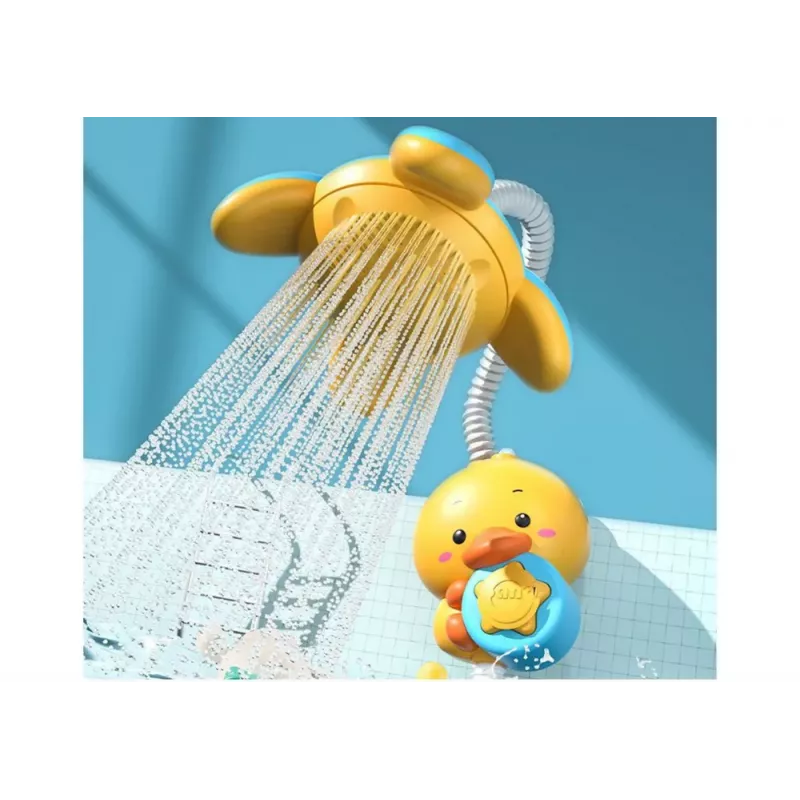LEAN TOYS Water Duck Toy - Przyjaciel do każdej kąpieli! Prysznic