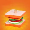 LEAN TOYS Sandwich Wooden 8 El Cards With Recipes 10 Pcs