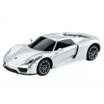 RASTAR RC Sports Car 1:24 Remote Controlled Porsche 918 Spyder Silver