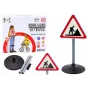 LEAN TOYS Duży znak ostrzegawczy roboty drogowe 70cm