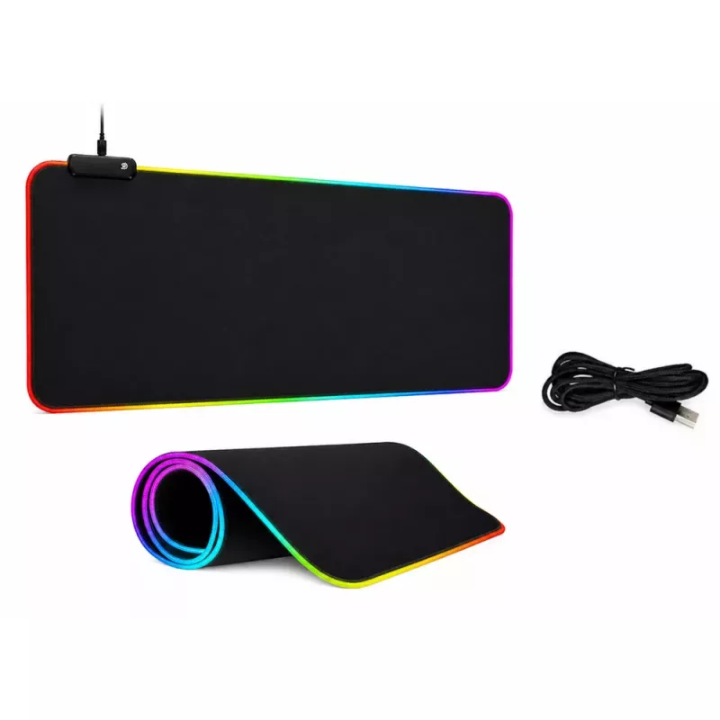 Podkładka pod klawiaturę i mysz LEAN z podświetleniem LED 40x90cm