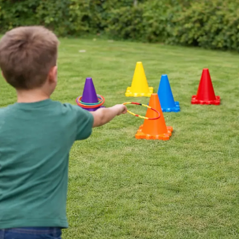 LEAN TOYS Zestaw gier sportowych zręcznościowych Rzut do celu 3w1