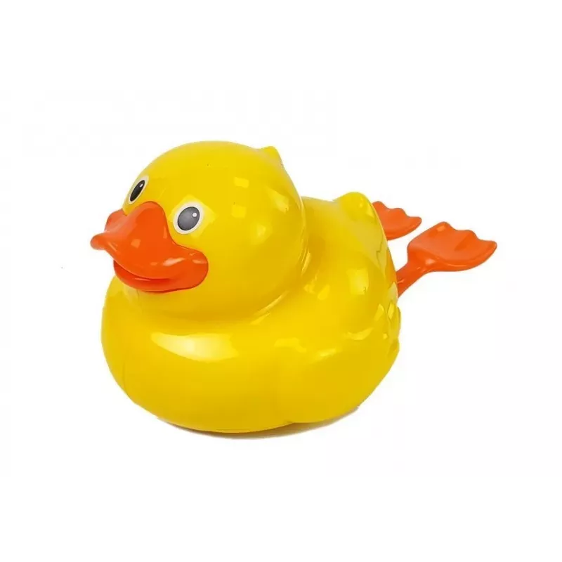 LEAN TOYS Żółta Kaczuszka na Baterie 18 cm do Kąpieli