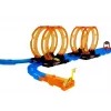 LEAN TOYS Tor wyścigowy z 4 pętlami, dwa samochody 181 cm