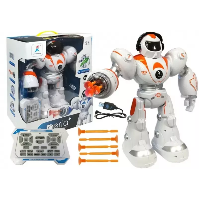 LEAN TOYS Zdalnie Sterowany Robot R/C Strzelający Pociskami