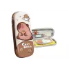 LEAN School Pencil Case with Capybara Brown