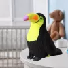 LEAN TOYS Pluszowy Tukan Ptak Pluszowa Maskotka Przytulanka Żółty 20cm
