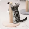 LEAN Cat Scratcher Scratching Post Tower Light Brown 40 cm x 30 cm