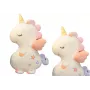 LEAN TOYS Pluszowa Maskotka Przytulanka Słodki Jednorożec Biały 50cm