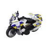 LEAN TOYS Policyjny Motocykl z Napędem Ciernym, Światłami i Dźwiękiem na Baterie
