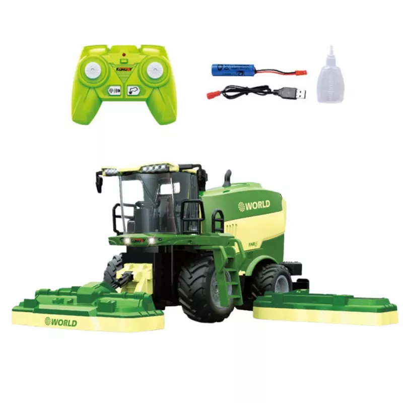 LEAN TOYS Kombajn z Kosiarkami Efekt Pary Zdalnie Sterowany RC 2.4G