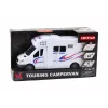 LEAN TOYS Car Camper Biały Światła Dźwięki Otwierane Drzwi