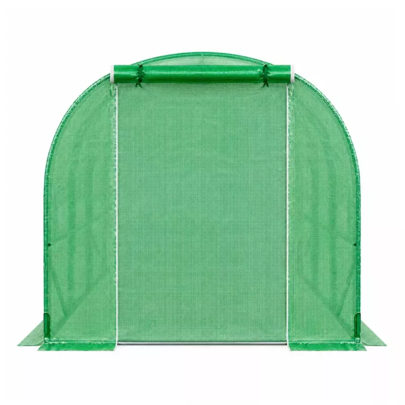LEAN Tunel foliowy do ogrodu dla warzyw Okna Zielony UV 4,5x2x2 M 9M²