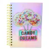 LEAN Candy Dreams Holographic A5 Lined Notebook 90 Sheets