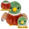 LEAN TOYS Pluszowa Maskotka Przytulanka Ptak Pluszowa Kaczuszka 12cm