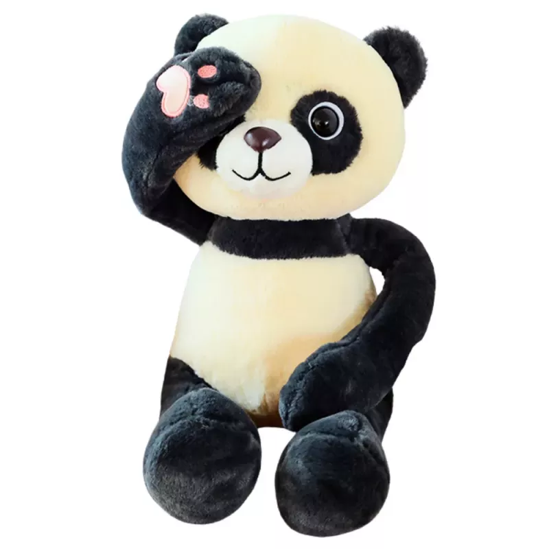 LEAN TOYS Pluszowa Maskotka Panda z Magnesami 23cm