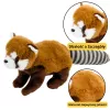 LEAN TOYS Pluszowa Maskotka Panda Czerwona 45cm