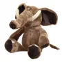 LEAN TOYS Pluszowa Maskotka Przytulanka Słoń z Dużymi Uszami Brązowy 22cm