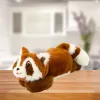 LEAN TOYS Pluszowy Szop Brązowy Leżący 30cm