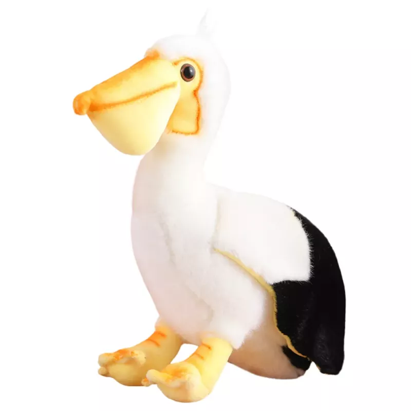 LEAN TOYS Pluszowy Pelikan Ptak Pluszak Mascot Przytulanka 24cm