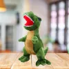 LEAN TOYS Pluszowy Dinozaur Przytulanka z Teksturowaną Skórą Zielony 45cm
