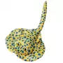 LEAN TOYS Pluszowa Płaszczka Mascot Przytulanka Żółta W Kropki 50cm