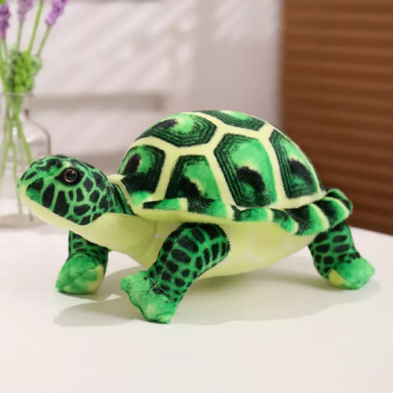 LEAN TOYS Pluszowy Żółw Mascot Przytulanka Zielona 25cm