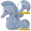 LEAN TOYS Pluszowa Maskotka Konik Morski Przytulanka Niebieski 25cm