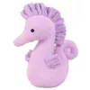 LEAN TOYS Pluszowa Maskotka Przytulanka Wodny Koń Fioletowy 25cm