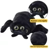 LEAN TOYS Pluszowa Maskotka Przytulanka Owad Pająk Czarny 30cm