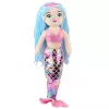 LEAN TOYS Pluszowa Syrenka Przytulanka z Holograficznym Ogonem Różowo-Niebieska 48cm