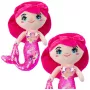 LEAN TOYS Pluszowa Syrenka Przytulanka z Ogonem z Cekinami Różowa 30cm