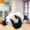 LEAN TOYS Pluszowa Maskotka Przytulanka Leżąca Panda Czarno-Biała 30cm
