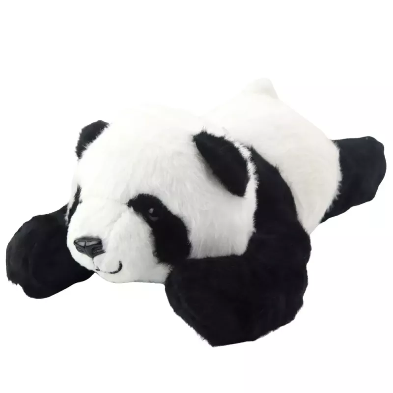 LEAN TOYS Pluszowa Maskotka Przytulanka Leżąca Panda Czarno-Biała 30cm