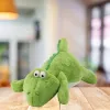 LEAN TOYS Pluszowy Krokodyl Przytulanka Jasnozielony 42cm